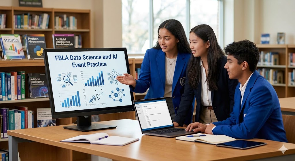 FBLA Data Science & AI Practice Test Banner