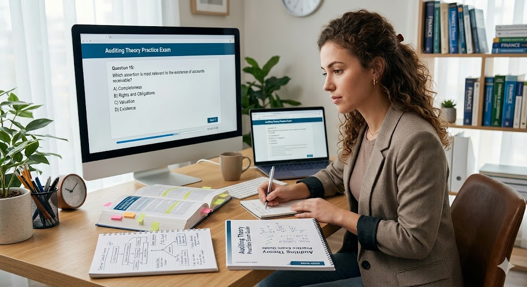 Auditing Theory Practice Exam Banner