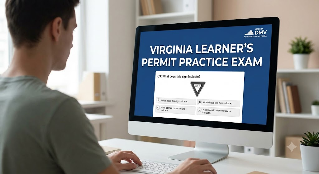 Virginia Learner's Permit Practice Test Banner