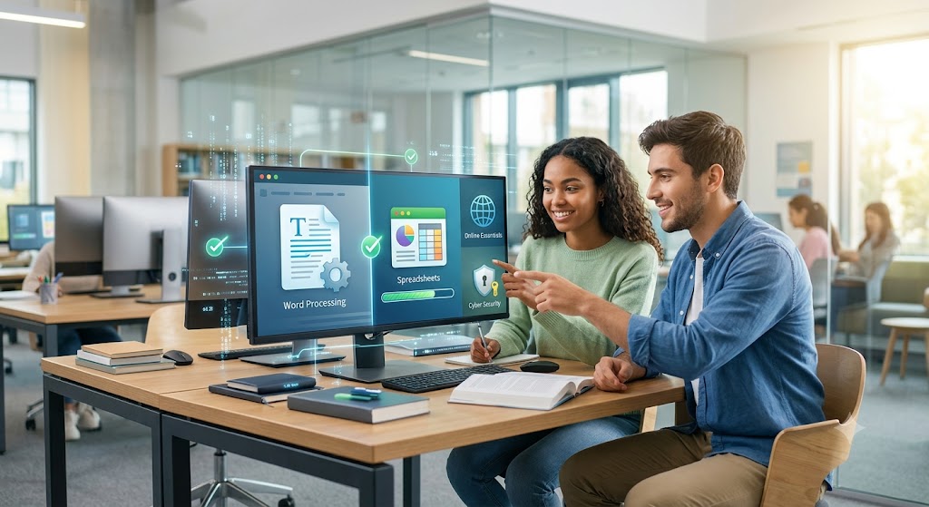 ICDL Practice Test & Exam Prep Banner