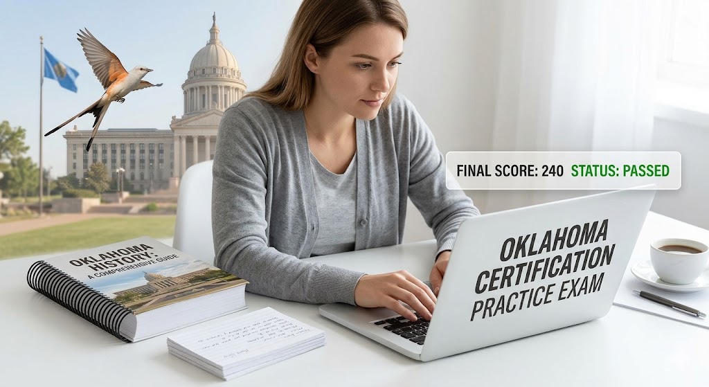 Oklahoma History Practice Test Banner