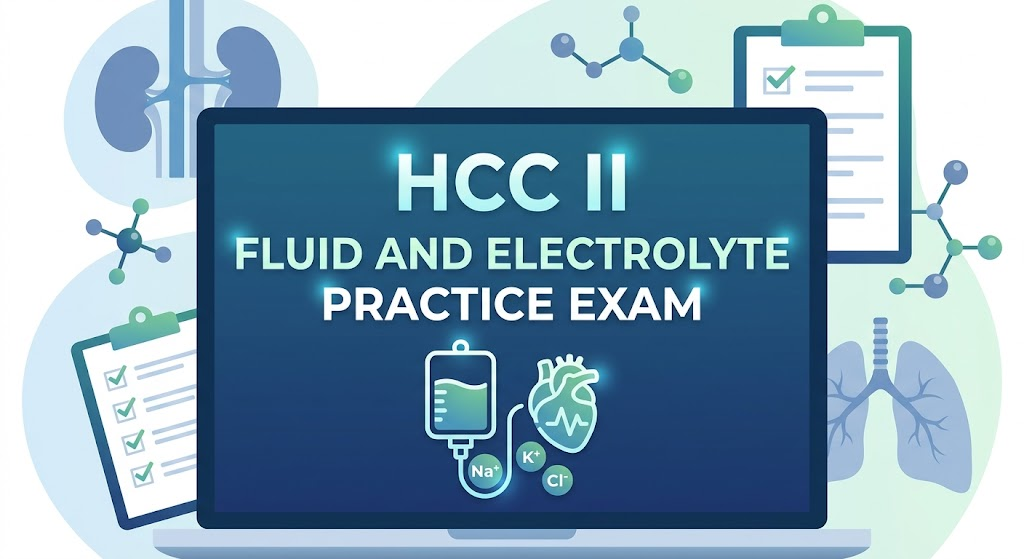 HCC II Fluid and Electrolyte Practice Test Banner