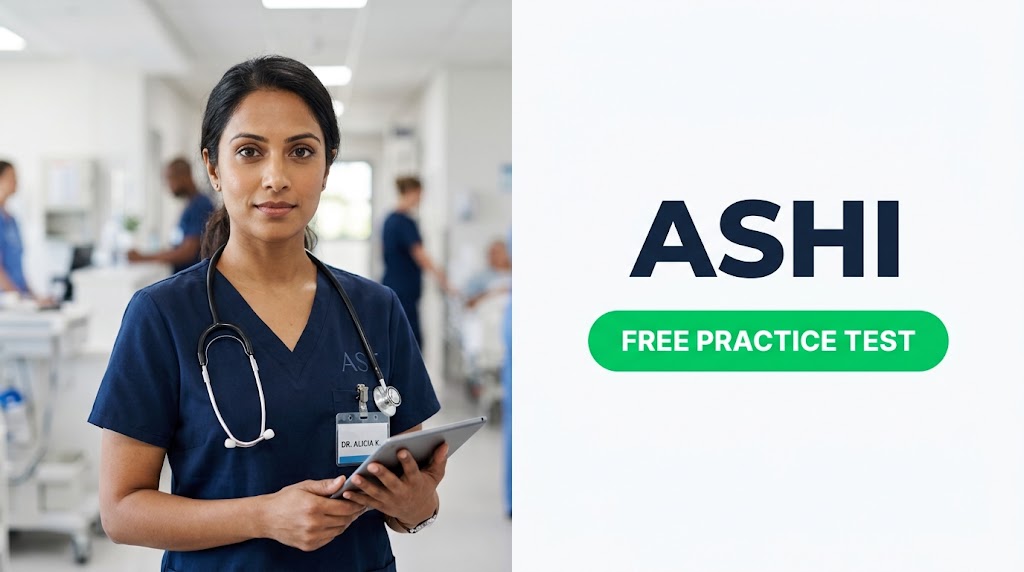 Ashi Practice Test & Exam Prep Banner