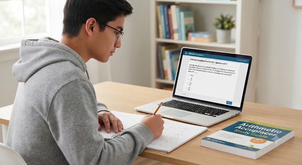 Arithmetic Accuplacer Practice Test Banner