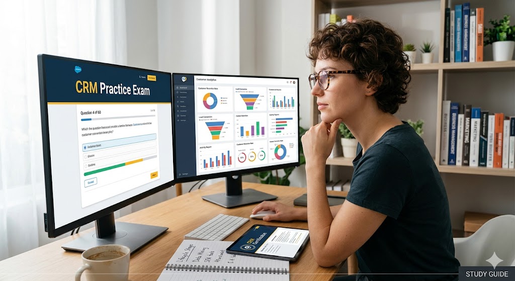 Customer Relationship Management (CRM) Practice Test Banner