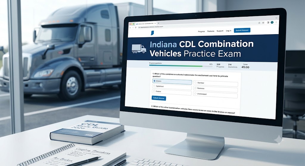 Indiana CDL Combination Practice Test Banner