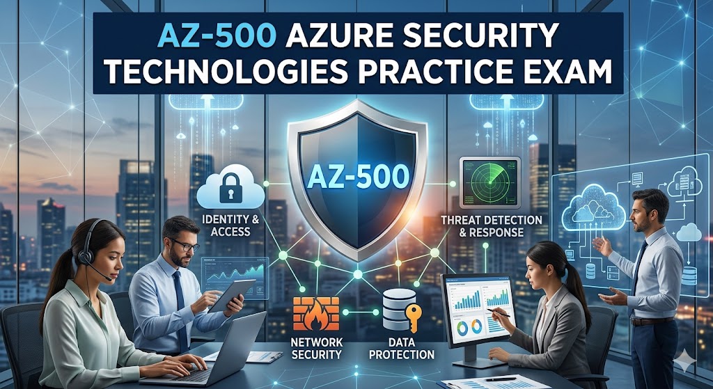 Microsoft Azure Security Technologies (AZ-500) Practice Test Banner