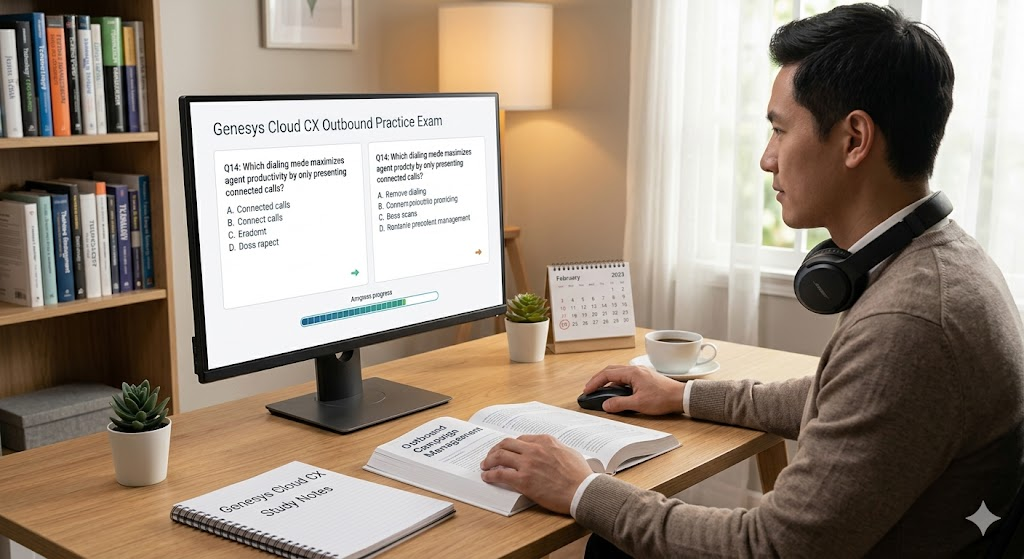 Genesys Cloud CX Outbound Practice Exam Banner
