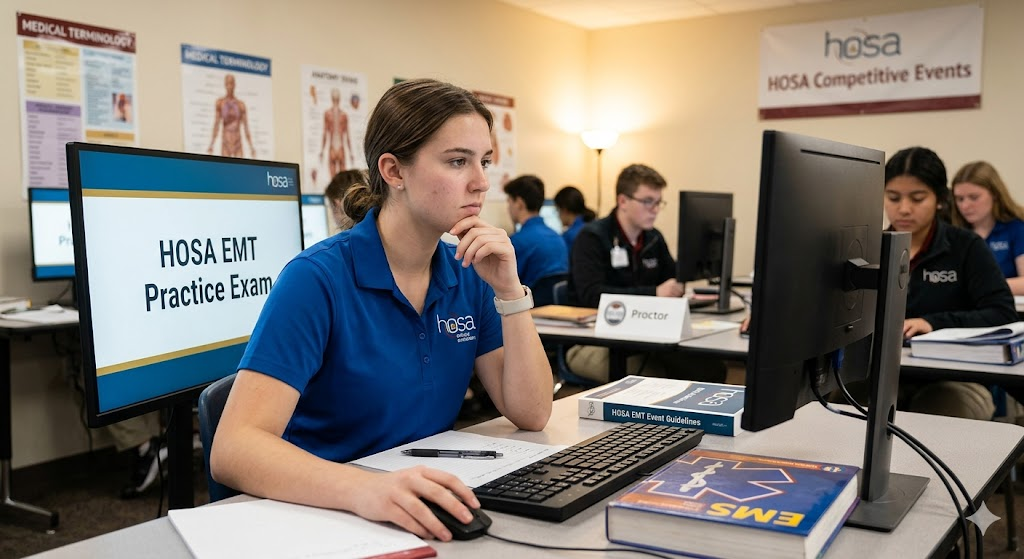 HOSA Emergency Medical Technician (EMT) Practice Test Banner