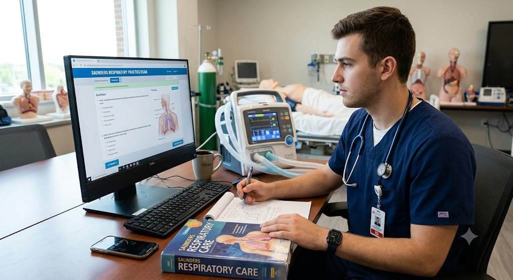 Saunders Respiratory Practice Banner