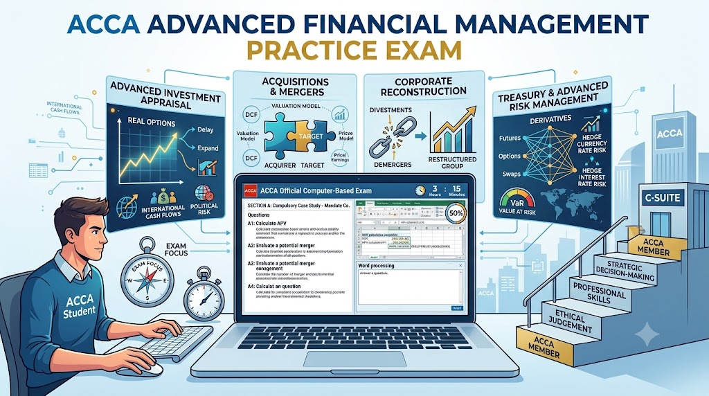 ACCA Advanced Financial Management (AFM) Practice Exam Banner