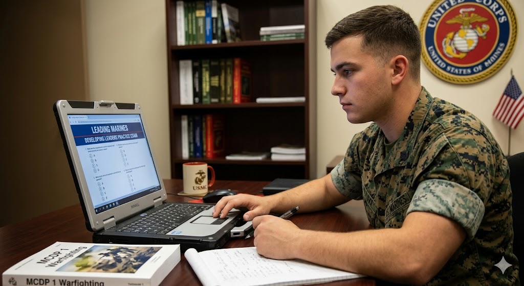 Leading Marines Developing Leaders Practice Test Banner