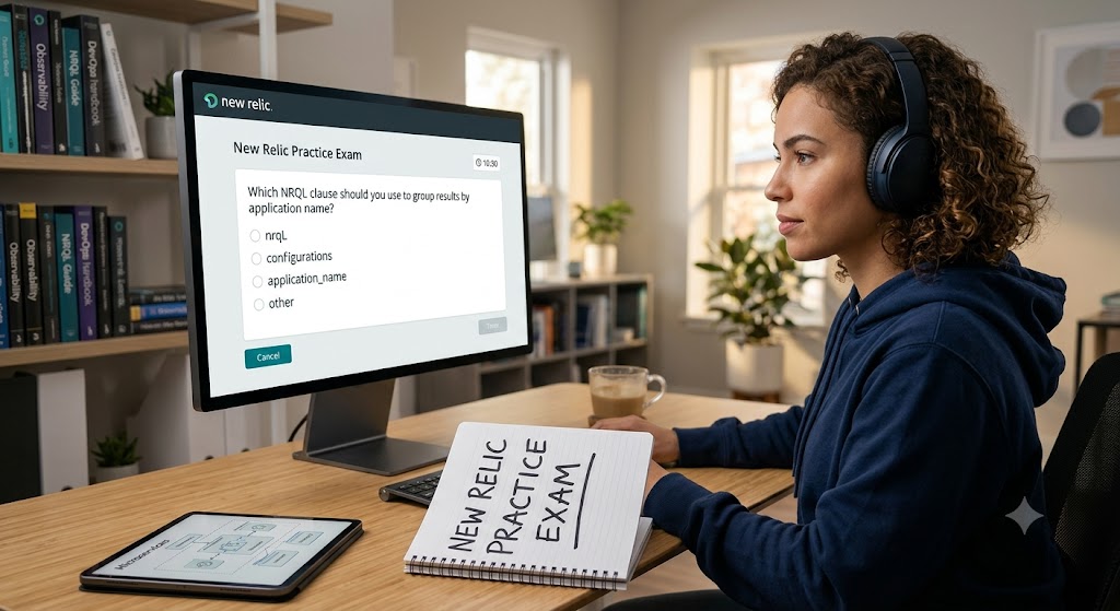 New Relic Practice Test & Exam Prep Banner
