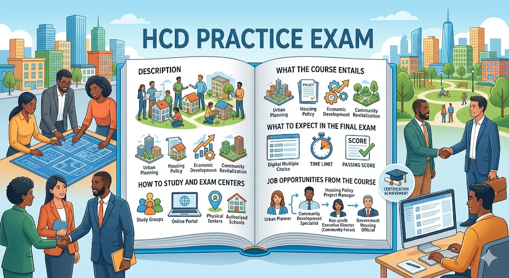 Housing and Community Development (HCD) Practice Exam Banner