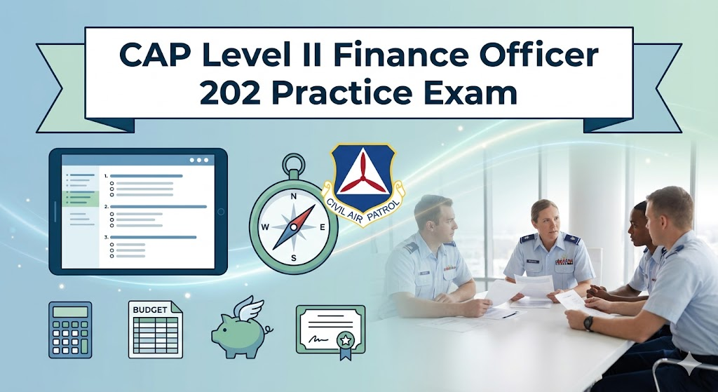 CAP Level II – Specialty Track 202 (Finance Officer) Technician Rating Practice Test Banner