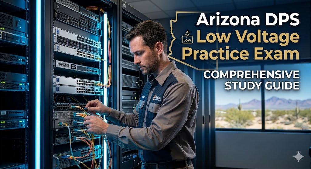 Arizona DPS Low Voltage Practice Exam Banner