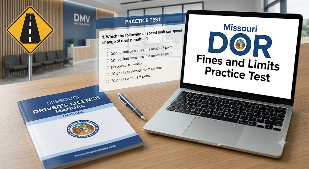 Missouri DOR Fines and Limits Practice Test Banner