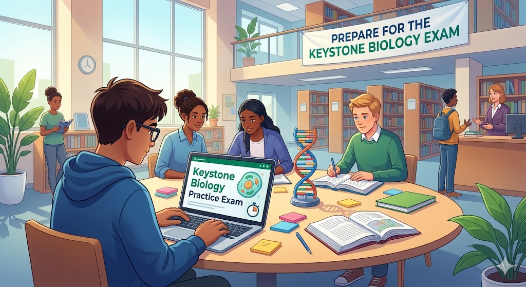 Keystone Biology Practice Exam Banner