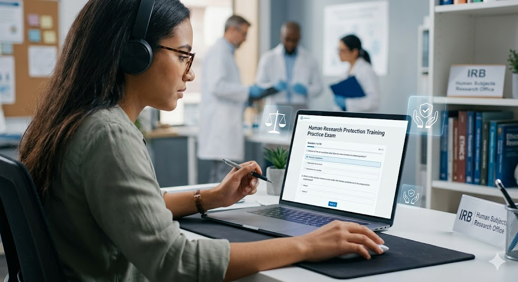 Human Research Protection Training Practice Exam Banner