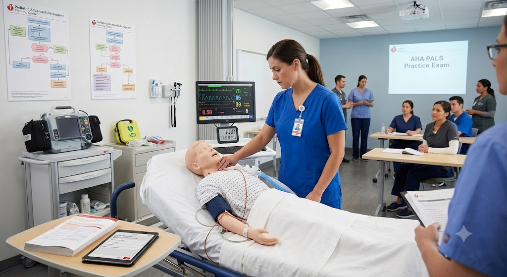 AHA Pediatric Advanced Life Support (PALS) Practice Exam Banner