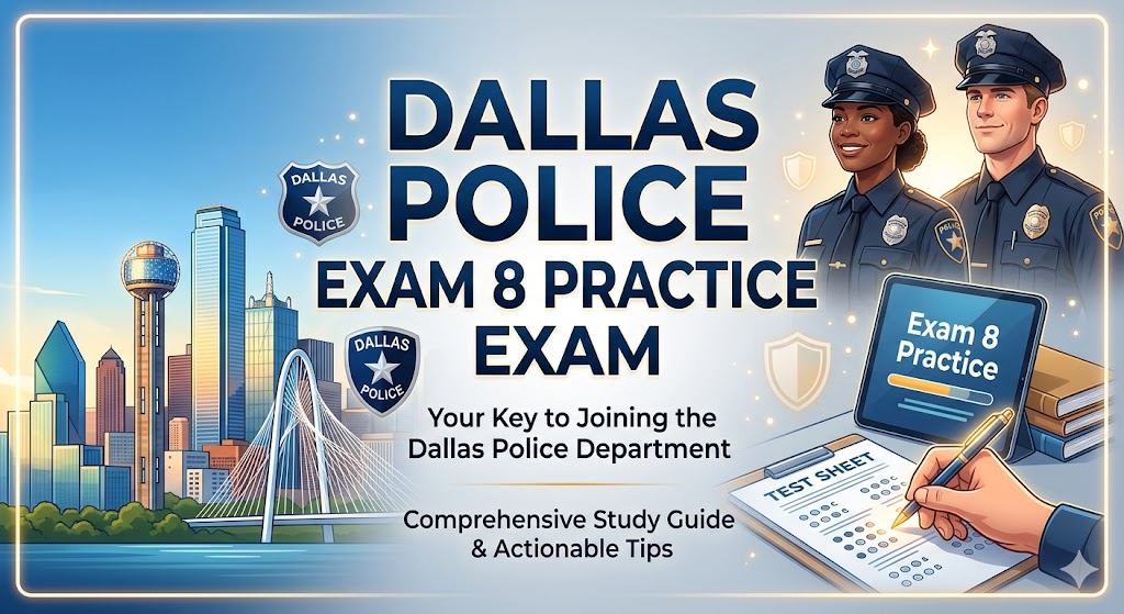 Dallas Police Exam 8 Practice Banner