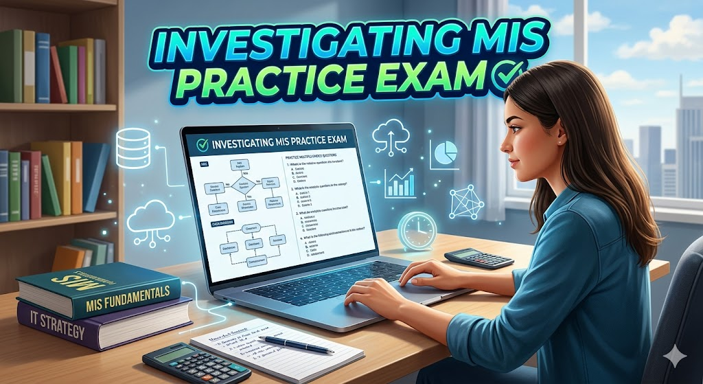 Investigating Management Information Systems (MIS) Practice Test Banner