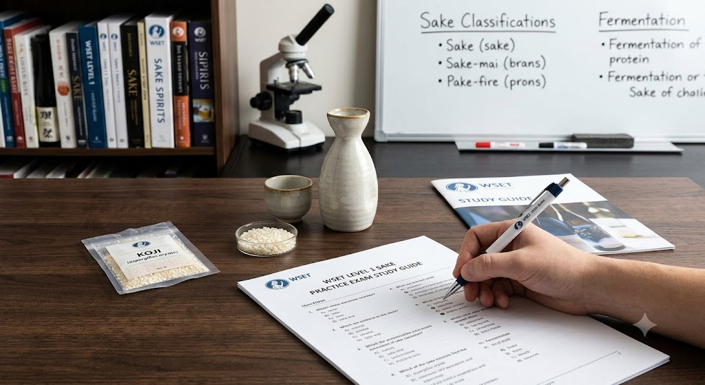 Wine & Spirit Education Trust (WSET) Level 1 Award in Sake Practice Exam Banner