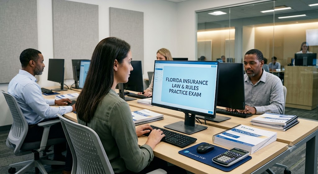 Florida Insurance Law and Rules Practice Exam Banner