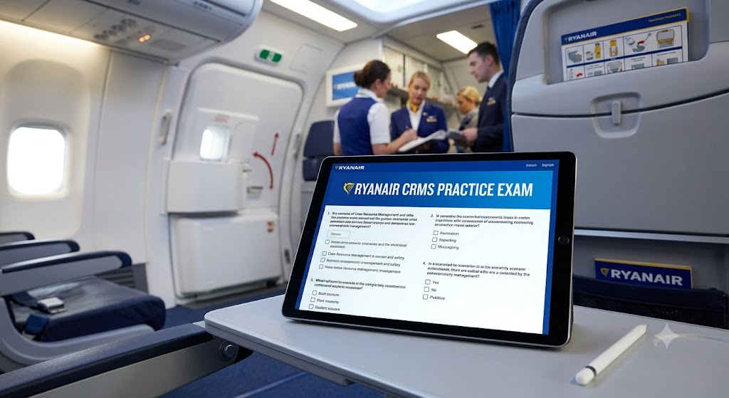 Ryanair Crew Resource Management and Safety (CRMS) Practice Test Banner