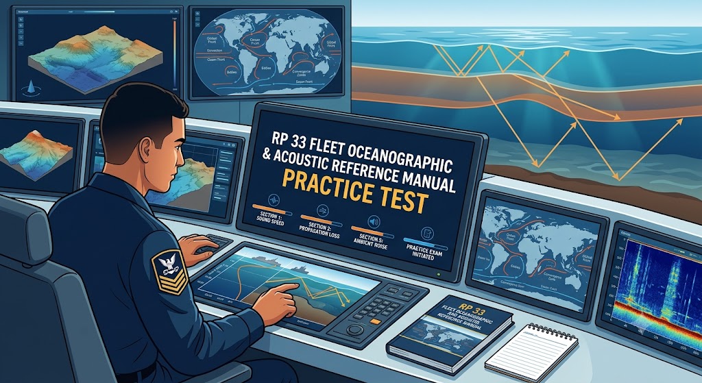 RP 33 Fleet Oceanographic and Acoustic Reference Manual Practice Test Banner