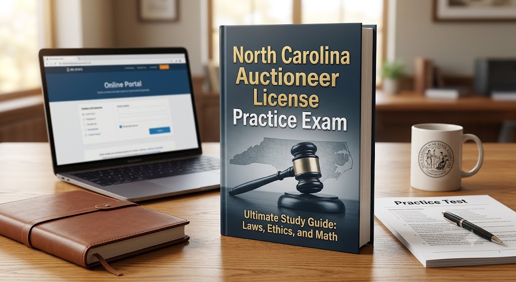 North Carolina Auctioneer License Practice Exam Banner