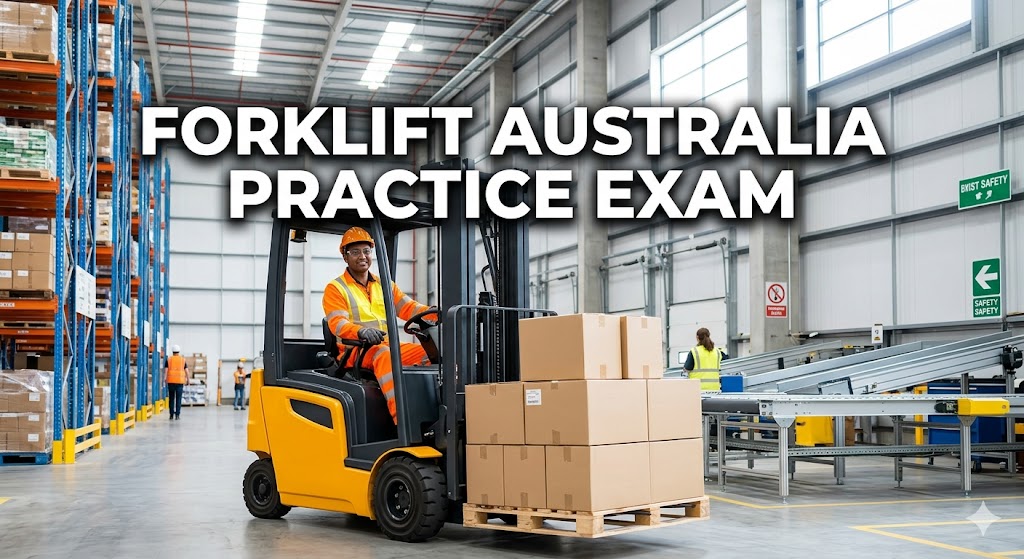 Forklift Australia Practice Test Banner