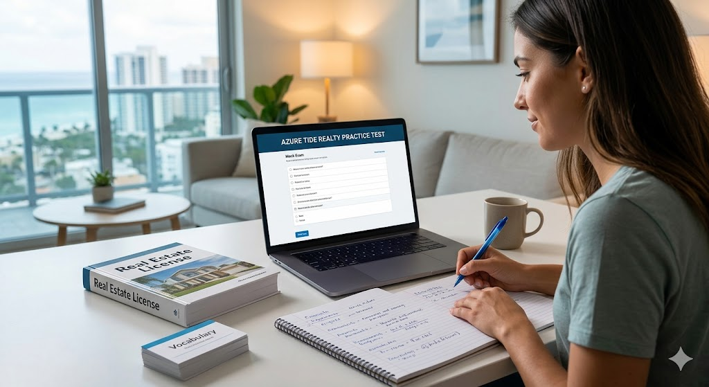 Azure Tide Realty Practice Test Banner
