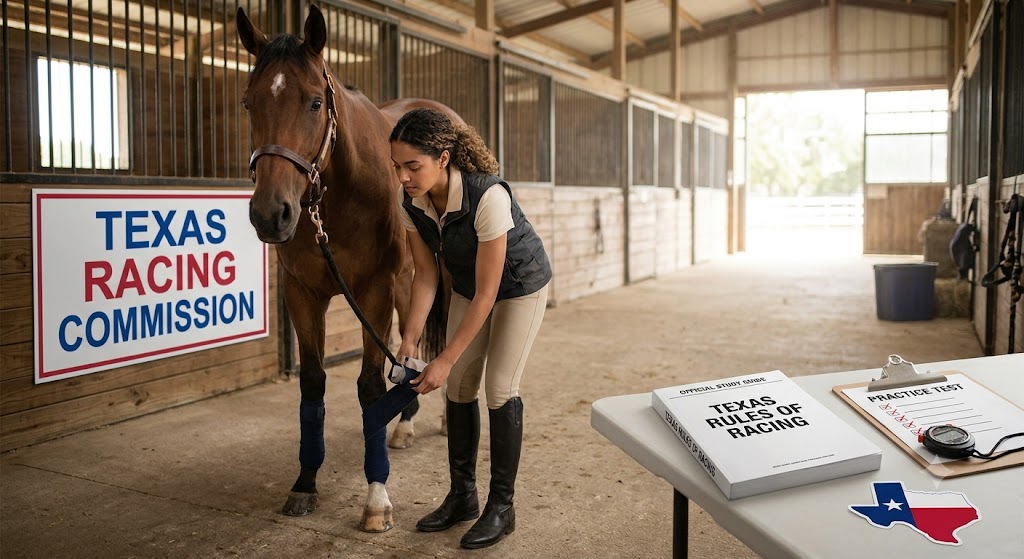 Texas Racing Commission Horse Trainer Practice Test Banner