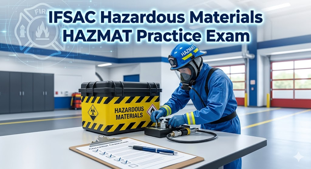 IFSAC Hazardous Materials (HAZMAT) Practice Exam Banner