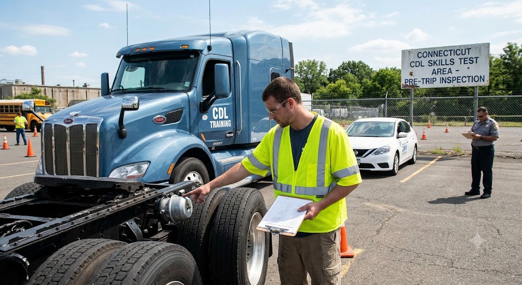 Connecticut CDL Pre-Trip Practice Test Banner