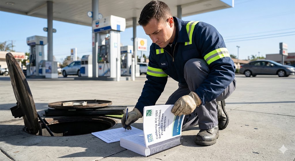 California ICC UST Service Technician Practice Exam Banner