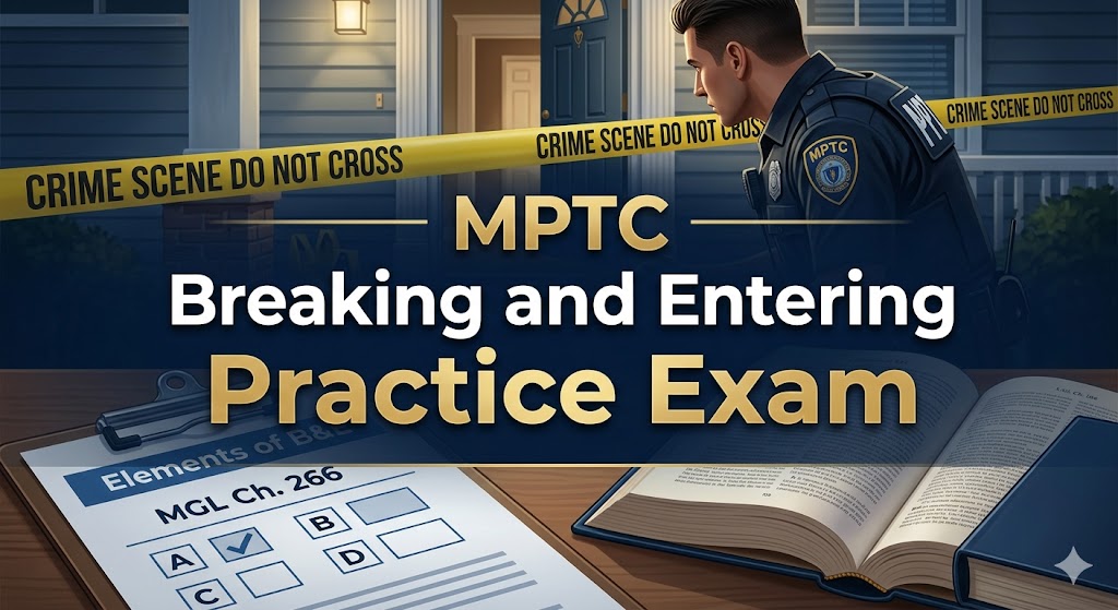 MPTC Breaking and Entering Practice Test Banner