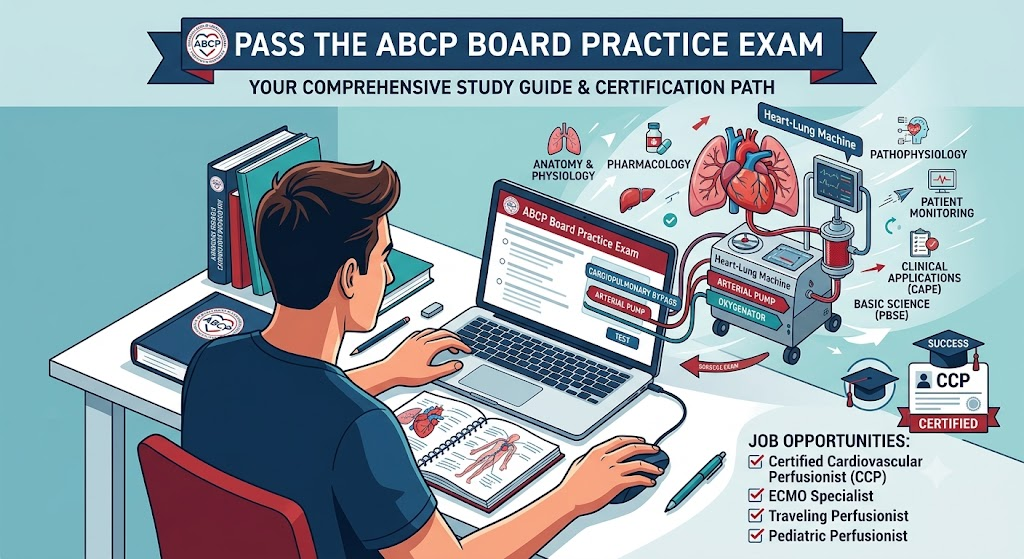American Board of Cardiovascular Perfusion (ABCP) Board Practice Exam Banner