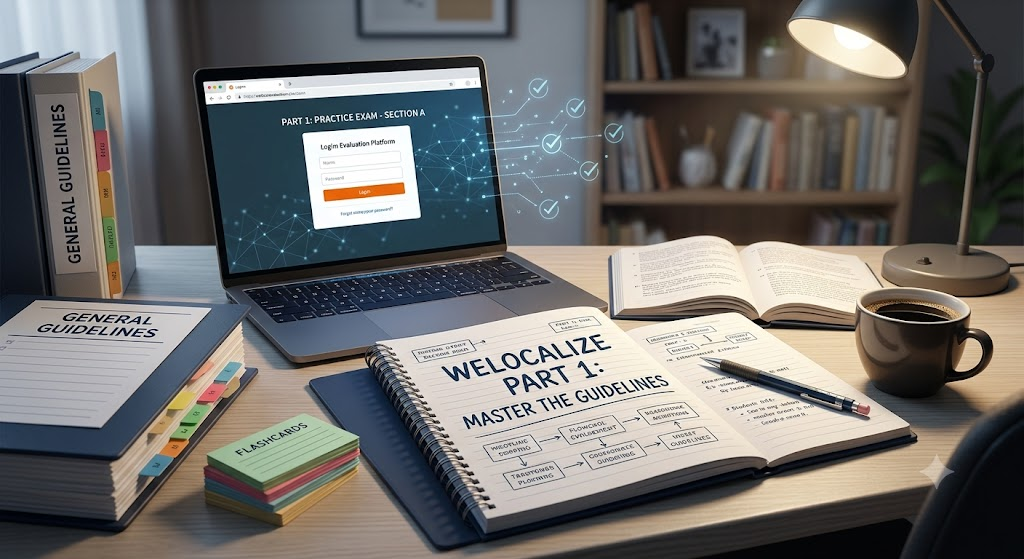 Welocalize Part 1 Practice Exam Banner