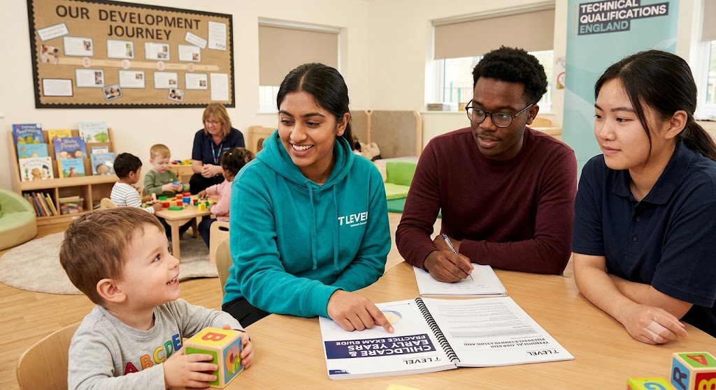 T Level Childcare and Early Years Practice Test Banner