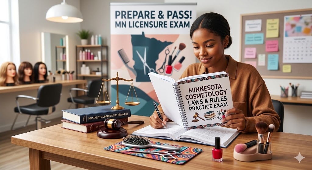 Minnesota Cosmetology Laws and Rules Practice Exam Banner