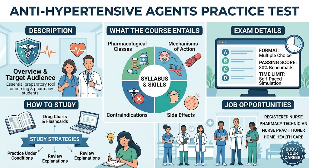 Anti-Hypertensive Agents Practice Test Banner