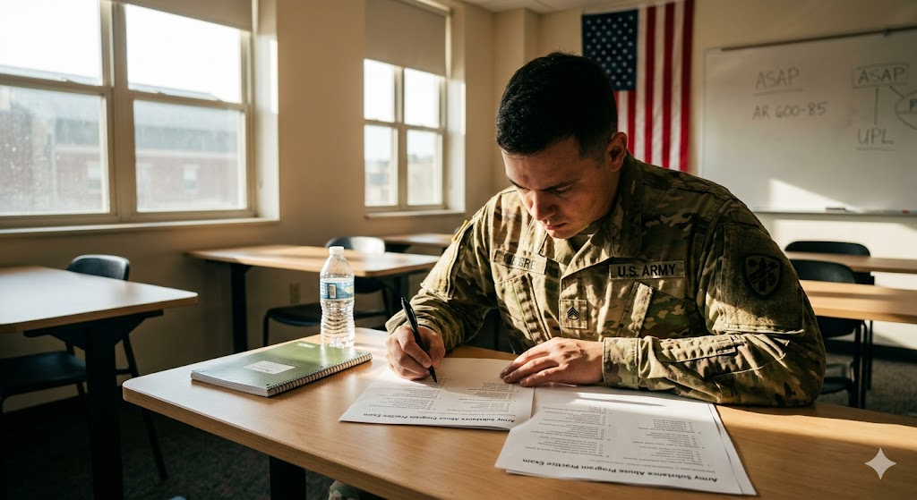Army Substance Abuse Program Practice Test Banner