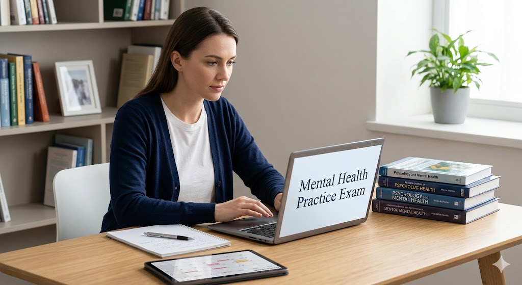 Learning System Mental Health Practice Test Banner