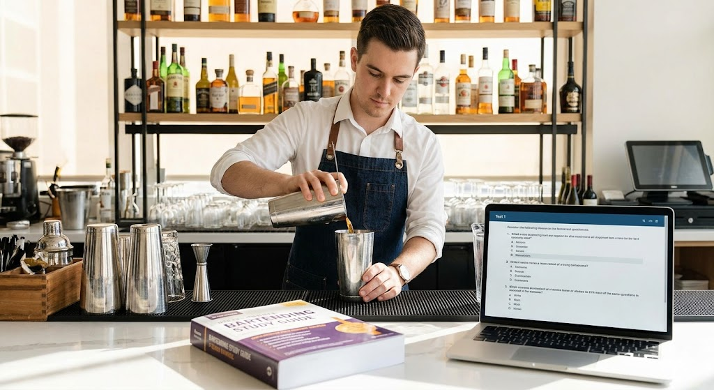 Bartending License Practice Exam Banner