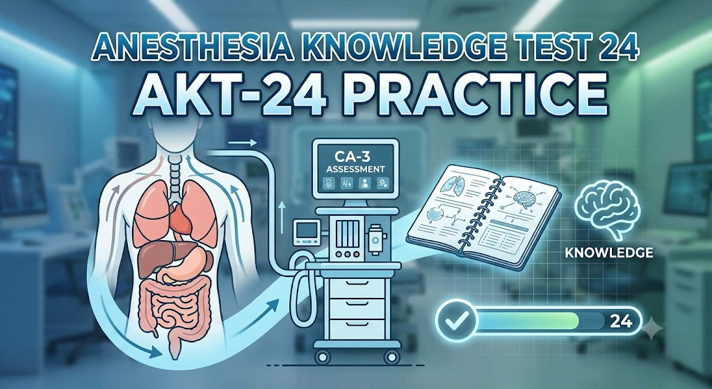Anesthesia Knowledge Test 24 (AKT-24) Practice Banner