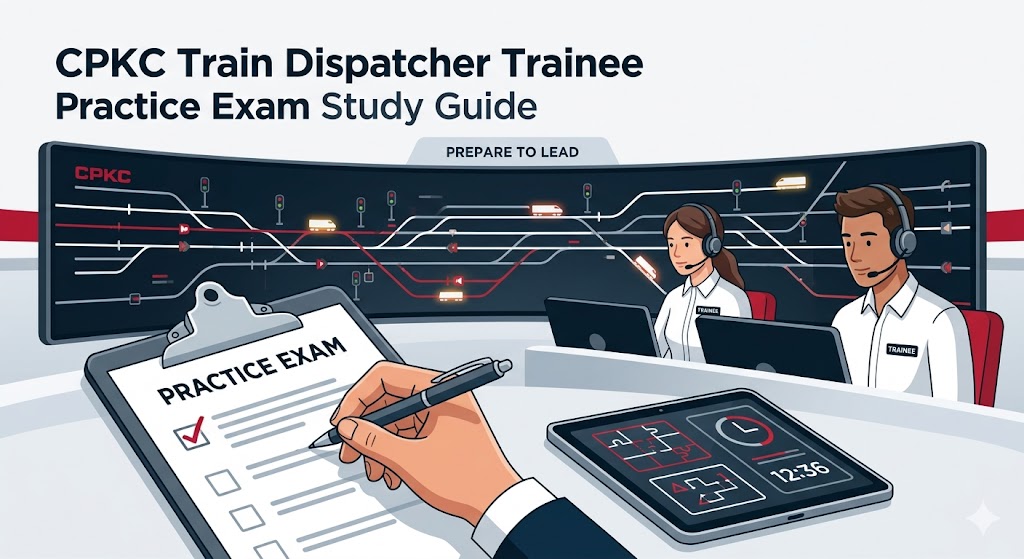 CPKC Train Dispatcher Trainee Practice Test Banner