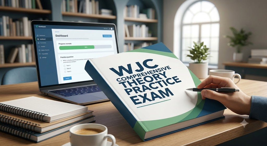 WJC Comprehensive Theory Practice Exam Banner