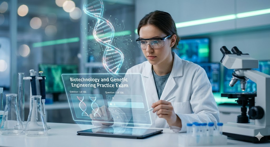 Biotechnology and Genetic Engineering Practice Test Banner